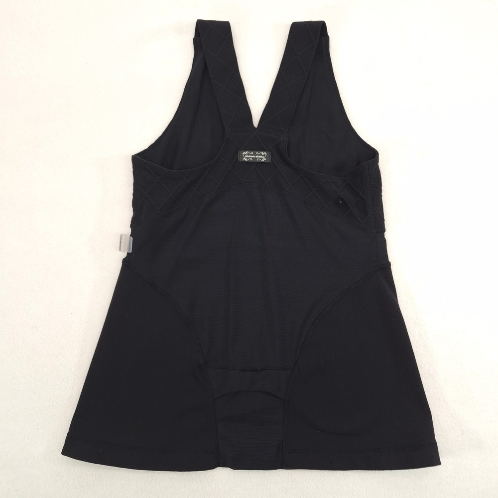 vtg Lululemon Tank Top Black Size 4 Baby Doll V-Neck Yoga Gym Athletic Y2K - Picture 2 of 9